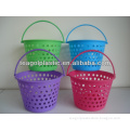 Plastic round basket with handle TG81657L